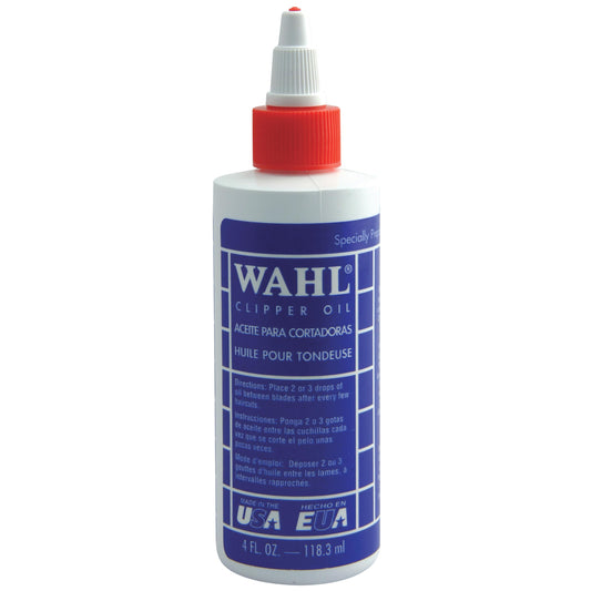 White Smoke Wahl Professional Clipper Oil, Lubricant for Clippers, Trimmers, and Blades, Extends Blade Life, Reduces Heat and Friction, 4 Fl Oz