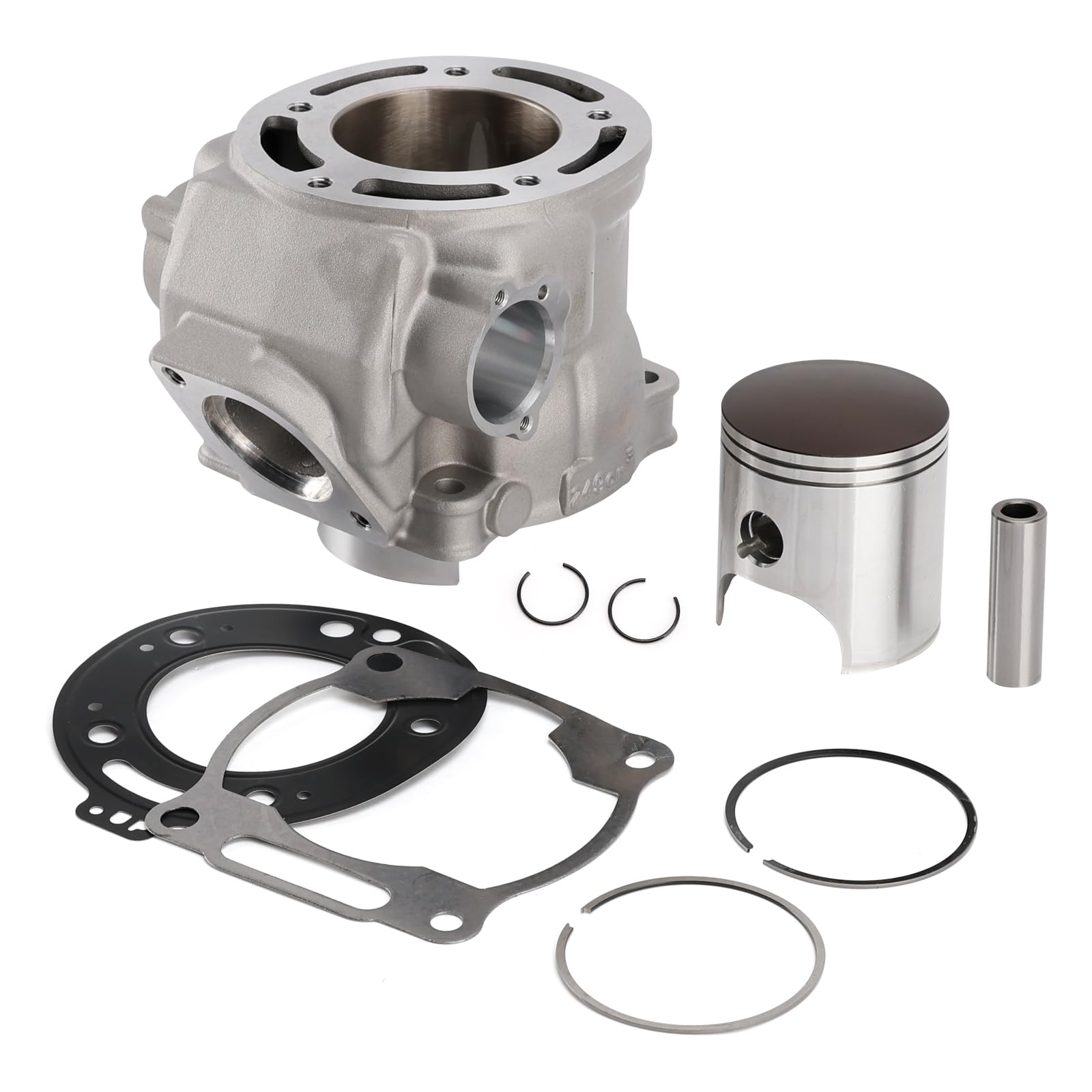 White Smoke Frezon Cylinder Piston Gasket Top End Rebuild Kit 66.8mm Fit for Yamaha DT 230 Lanza 1997-2000, MT TSE 250