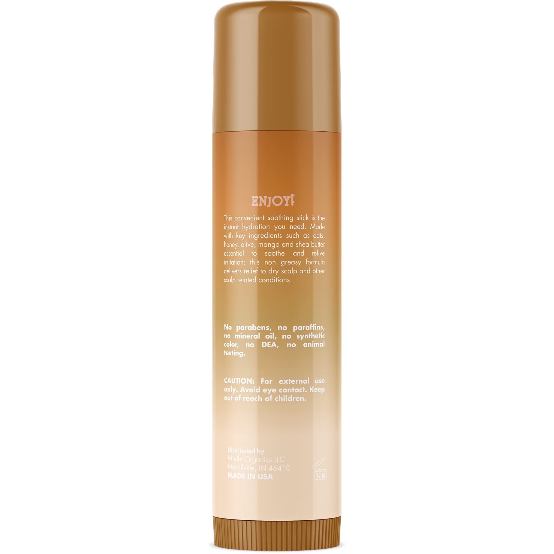 Dark Khaki Mielle Organics Oats & Honey Soothing Scalp Stick