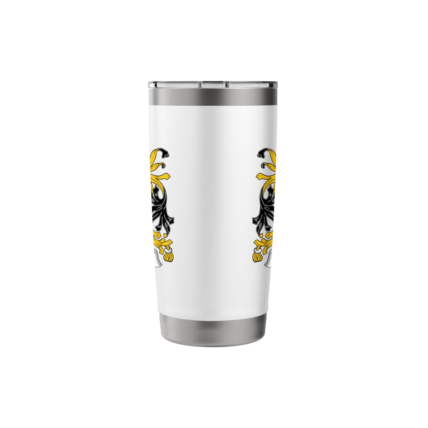 Lavender Lanza Coat of Arms - Family Crest Stainless Steel Insulated Tumbler