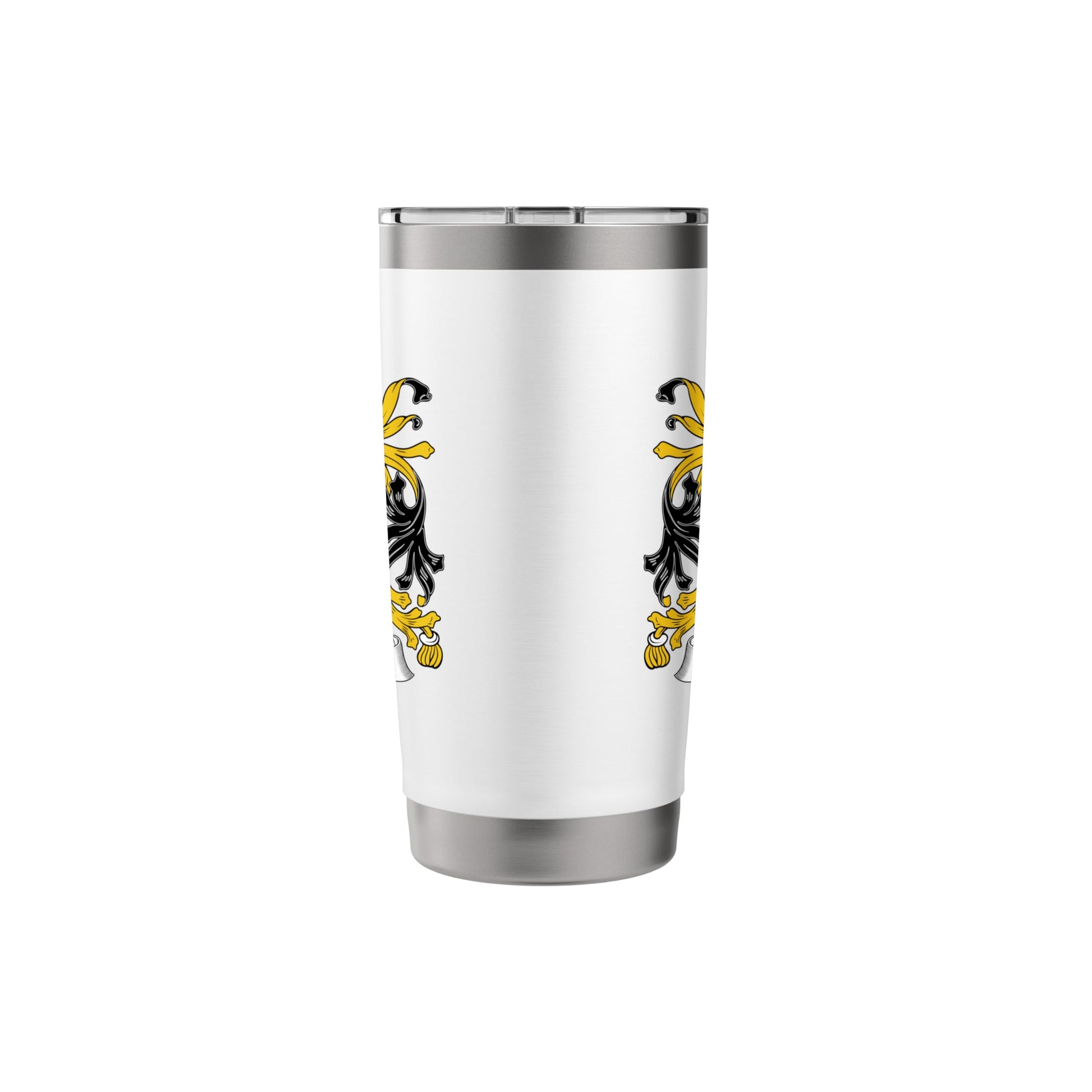Lavender Lanza Coat of Arms - Family Crest Stainless Steel Insulated Tumbler