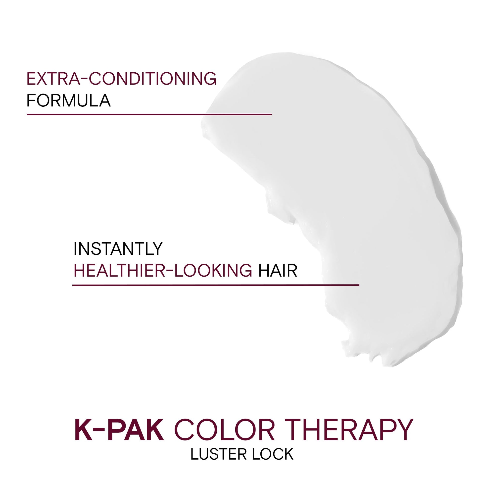 White Smoke Joico K-PAK Color Therapy Luster Lock Instant Shine & Repair Treatment | For Color-Treated Hair | Boost Color Vibrancy | Repair Breakage | With Keratin & Argan Oil | 5.1 Fl Oz