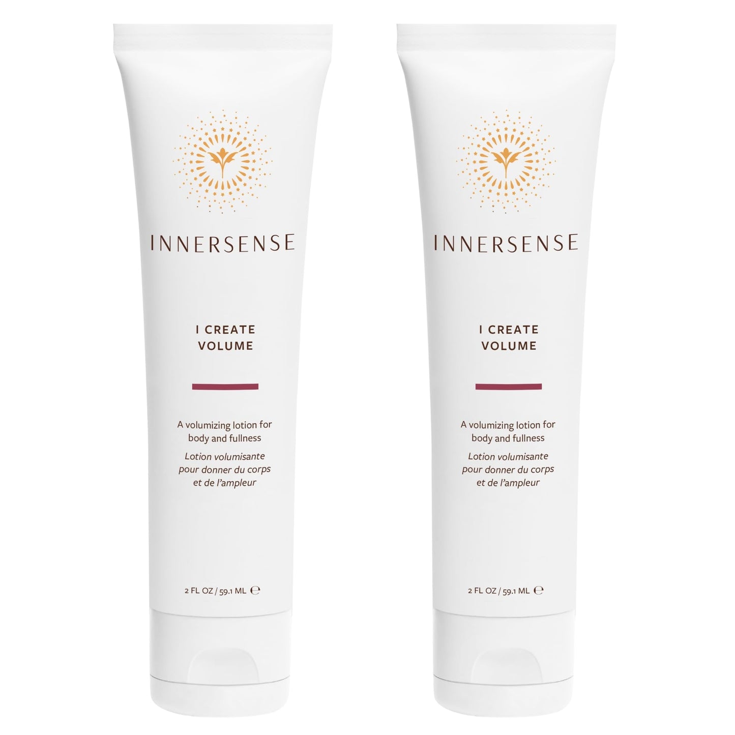 White Smoke INNERSENSE Organic Beauty - Natural I Create Volume Hair Volumizing Lotion | Style Retention, Shine | Non-Toxic, Cruelty-Free, Clean Haircare (2 Pack - 2 fl oz | 59.1 mL Each)