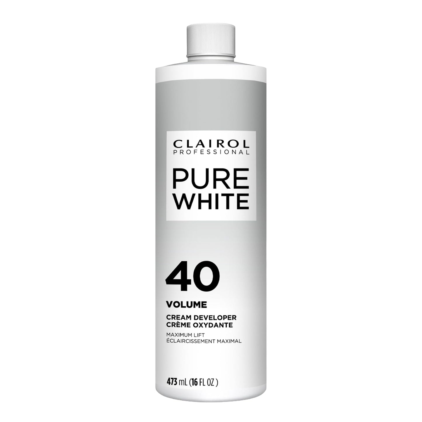White Smoke Clairol Professional Pure White 40 volume Crème Developer, 16 oz