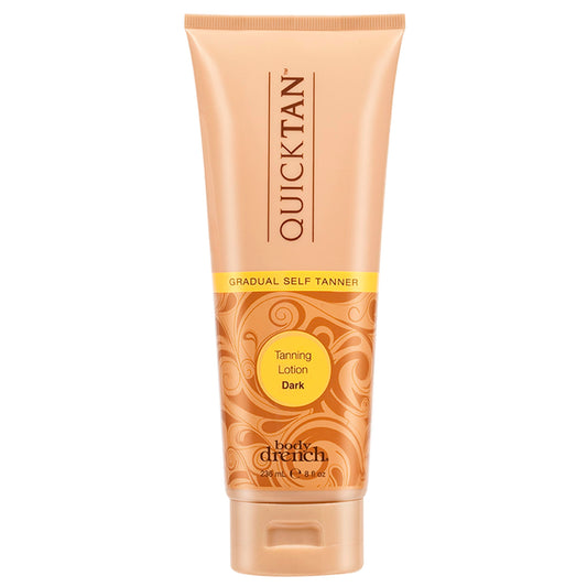 White Smoke Body Drench Quick Tan Self Tanner Body Lotion – Sunless Tanning Lotion for Women, Natural-Looking Self Tan, Dark, 8 fl oz