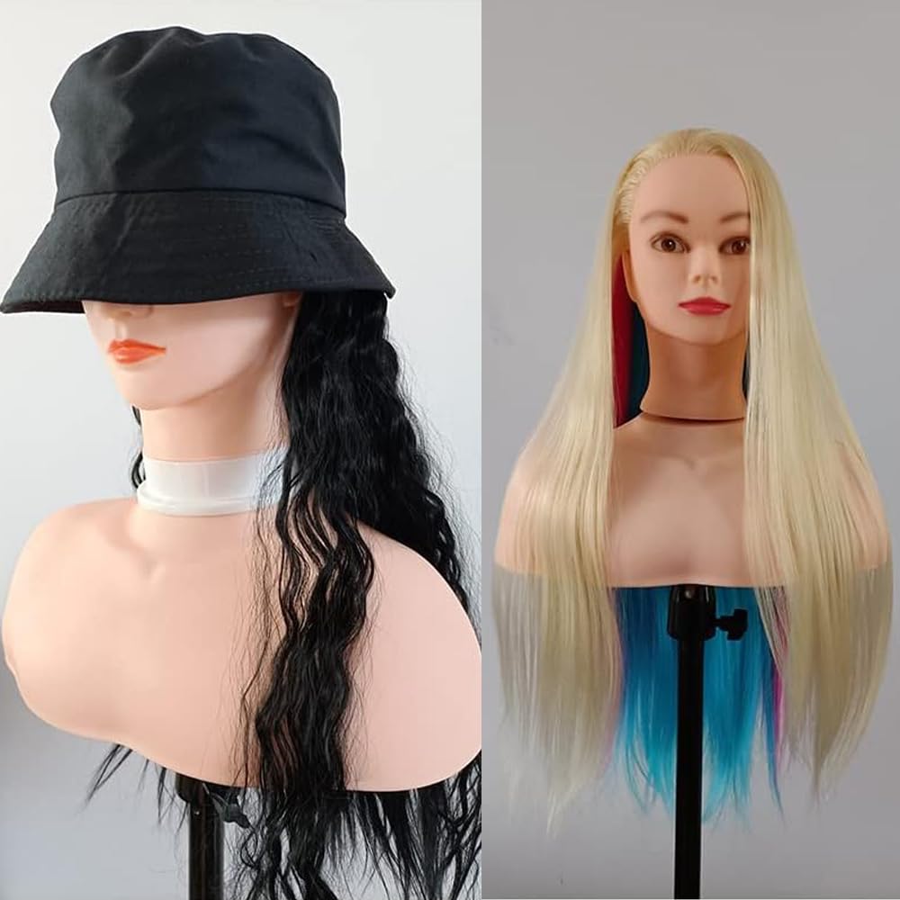 Dark Gray Shoulder Mannequin, Dummy Shoulder for Mannequin Head Stand, Wig Head Support for Cosmetology and Hairdressing Training in Home and Salon Settings, Shoulder Model, Medium Size