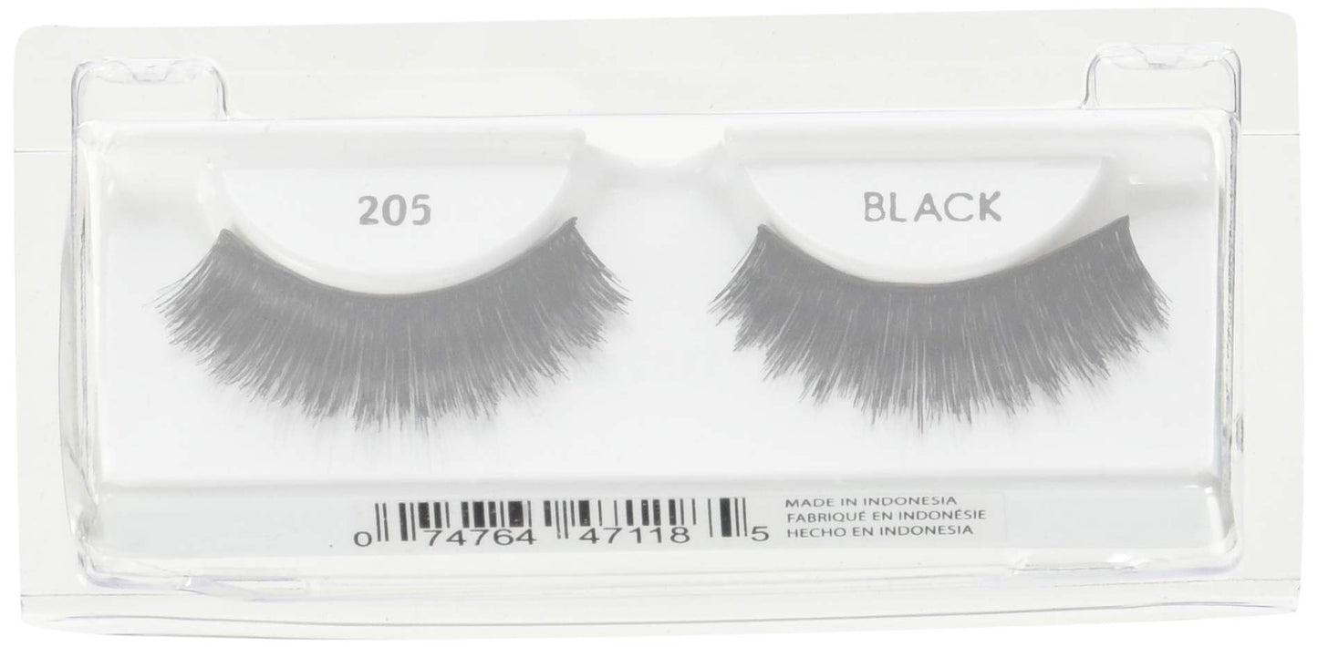 Lavender Ardell Double Up Lashes 205 Black – Dramatic Double Layered False Eyelashes, Full Volume Reusable Strip Lashes, 1 Pair