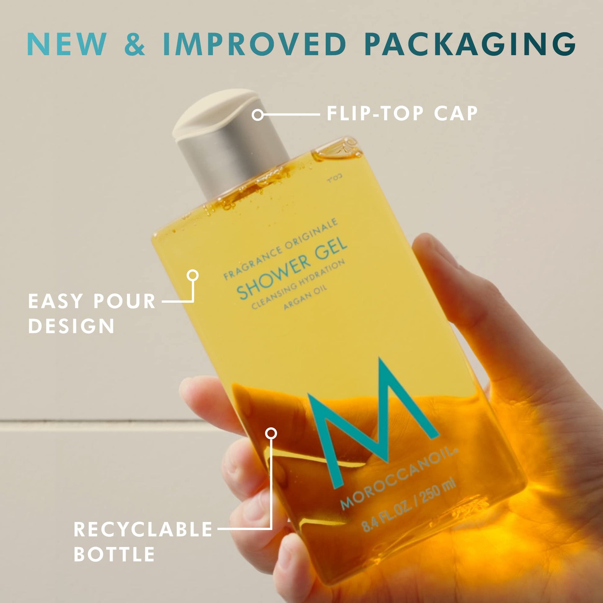 Gray Moroccanoil Shower Gel Fragrance Originale, 8.4 Fl Oz (Pack of 1)