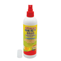 White Smoke Africa's Best Braid Sheen Spray With Conditioner, 12 Ounce, Green, 1-102-12-1243-01