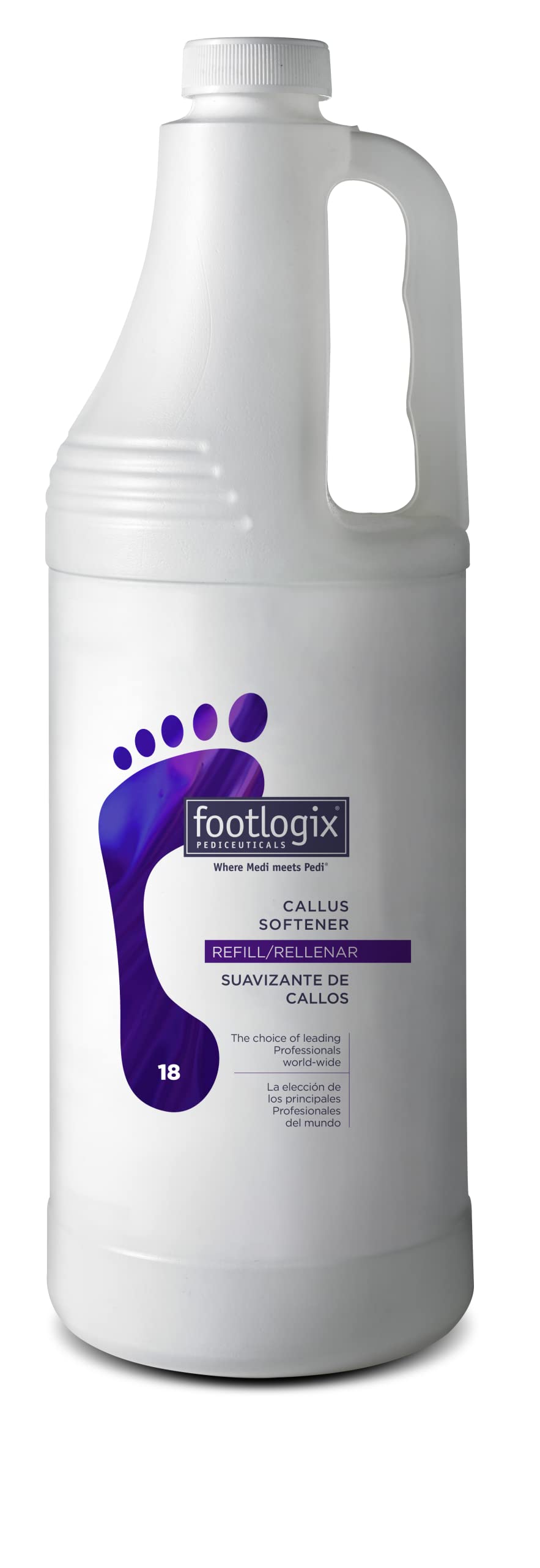 White Smoke footlogix Footlogix Professional Callus Softener, 32 fl. oz.
