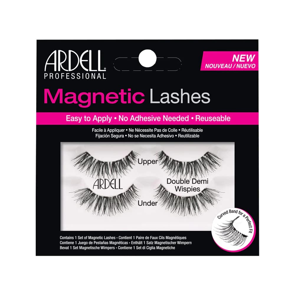 Black Magnetic Double Demi Wispies