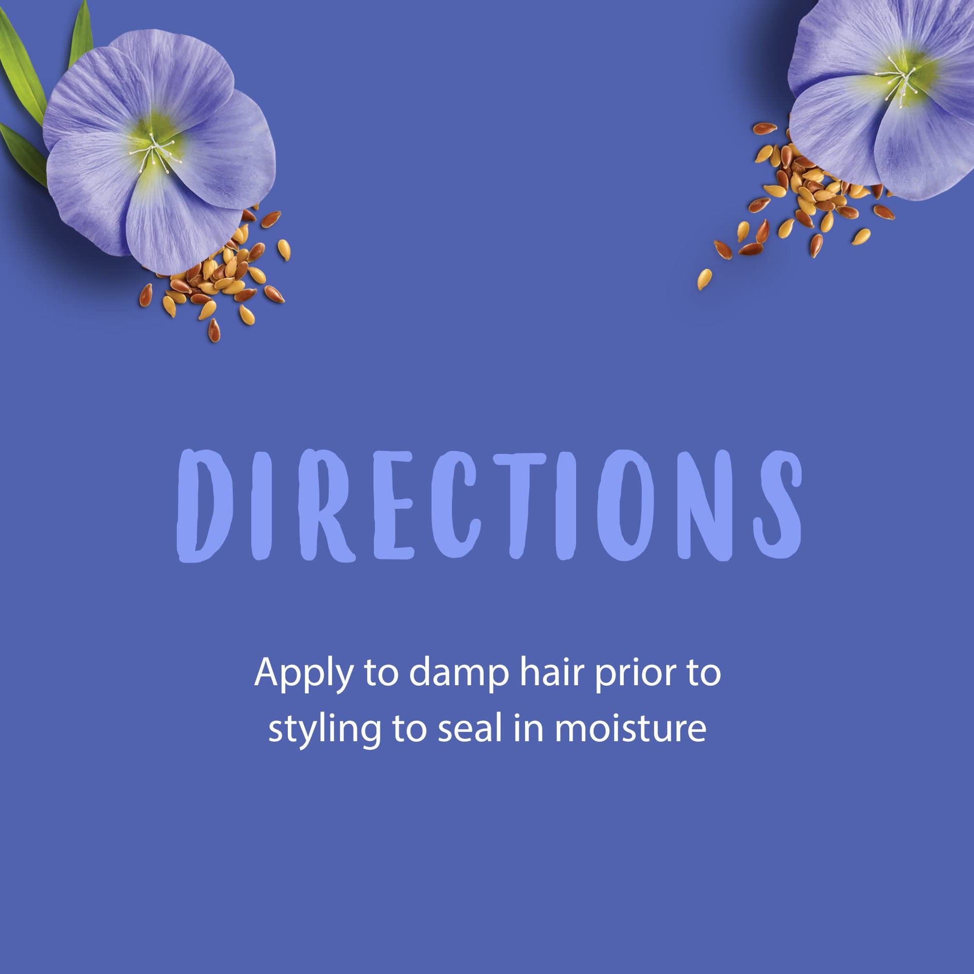 Steel Blue Cantu Flaxseed Hair Oil with Flaxseed, Olive, Almond, Castor, and Avocado Oils 3.4 oz