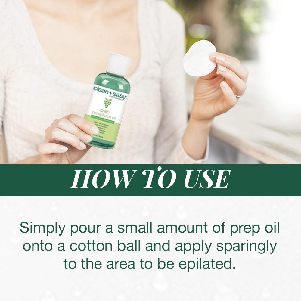 White Smoke Clean+Easy Pre-Epilation Oil – Pre Wax Oil, Skin Protecting Oils for Face & Body Waxing, Pre and Post Wax Care, Professional Waxing Prep Treatment, 5 oz