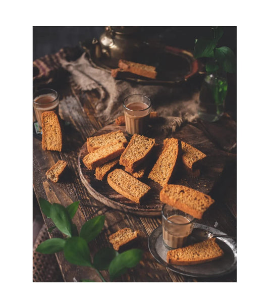 Dark Slate Gray Classic Butter Toast/Rusk/Mouth-Watering Toast/Coffee Tea Snacks Rusk/Toast/Crunchy Rusk-150gm