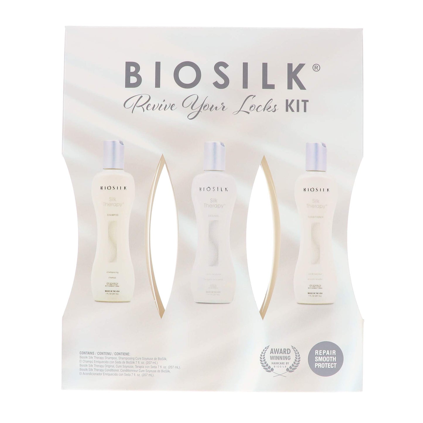 Lavender BioSilk Therapy Trio Shampoo Conditioner Original, 7 Fl Oz (Pack of 3)