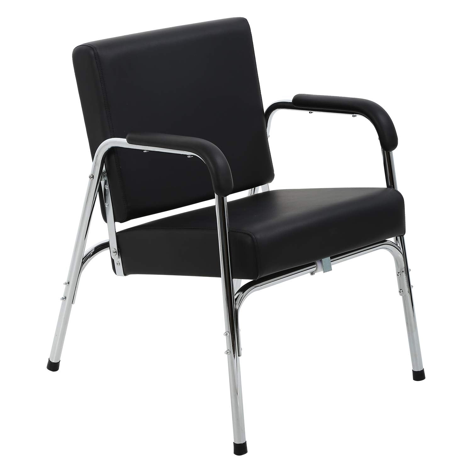 White Smoke PayLessHere Barber Chair Reclining Salon Chair for Hair Stylist Chair Portable Shampoo Chairs for Salon with Stable Metal Frame can Sit or Lie Down for Beauty and Hairdressing