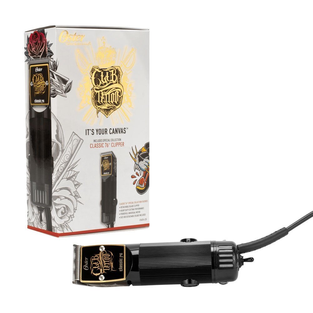 White Smoke Oster 76076-225 Classic 76 Club Tattoo Collection Clippers