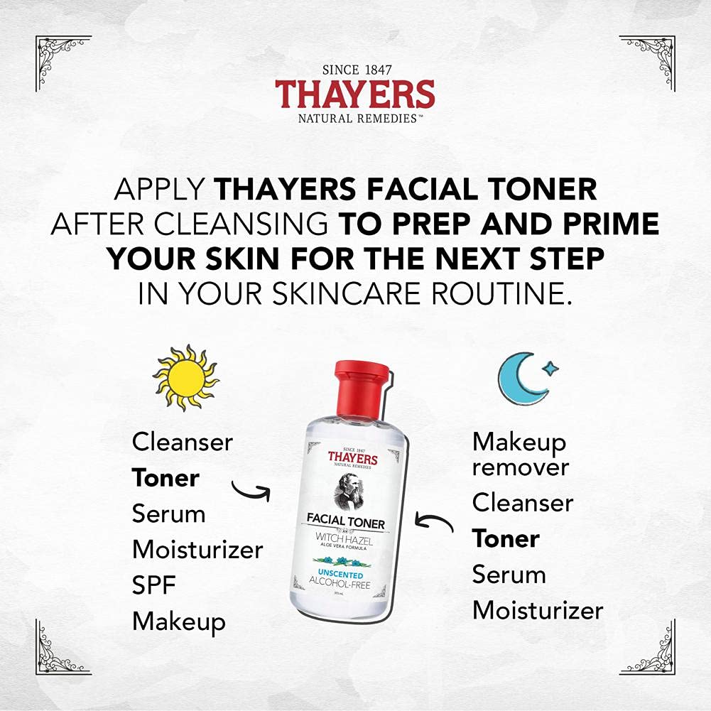 White Smoke Thayers Witch Hazel With Aloe Vera Unscented - 12 Fl Oz