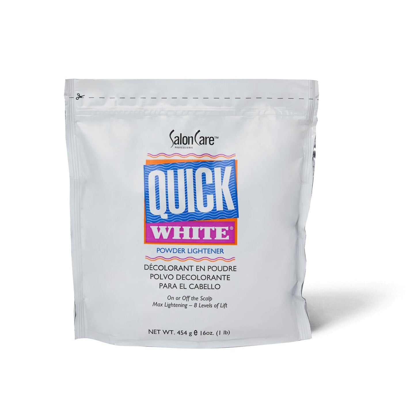 Light Gray Salon Care Quick White Powder Lightener 1 lb