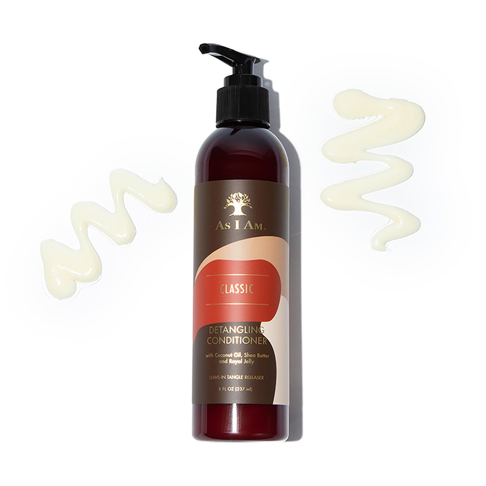 White Smoke As I Am Detangling Conditioner Leave-in Tangle Releaser 8 Ounce