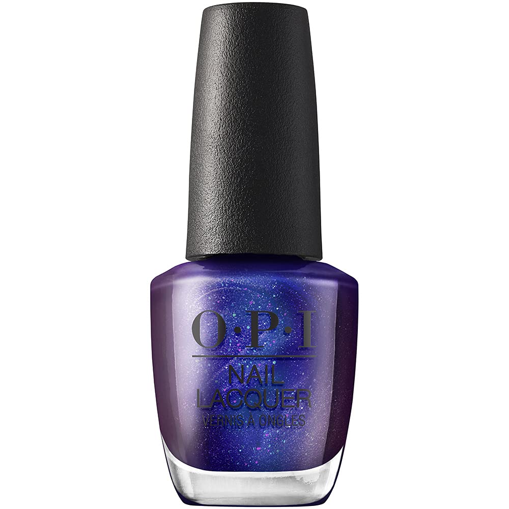 White Smoke OPI Nail Lacquer Abstract After Dark | Opaque Dark Purple Shimmer Chip Resistant Nail Polish | Downtown LA Collection
