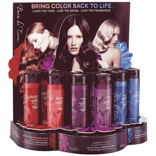 White Smoke Bain de Terre Color Enhancing Shampoo & Conditioner - 12 Piece Display