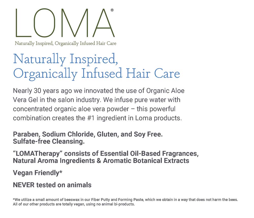 White Smoke LOMA Moisturizing Shampoo and Moisturizing Treatment (DUO PACK) 33 Ounce (Liter)