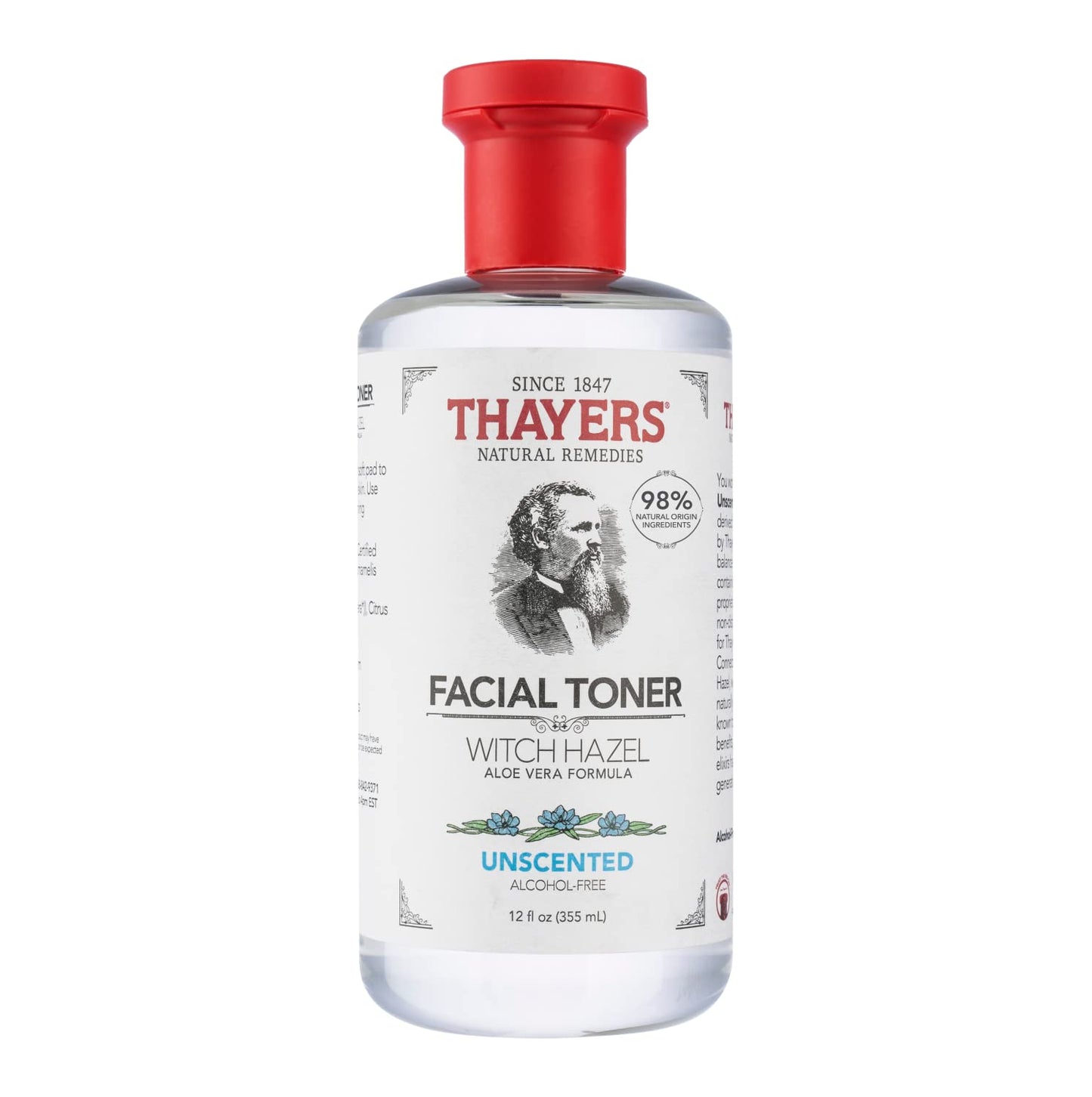 Lavender Thayers Witch Hazel With Aloe Vera Unscented - 12 Fl Oz
