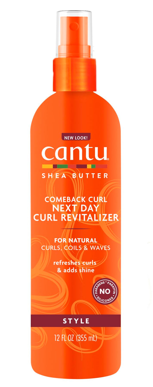 White Smoke Cantu Natural Hair Comeback Curl Revitalizer 12oz Pump (2 Pack)