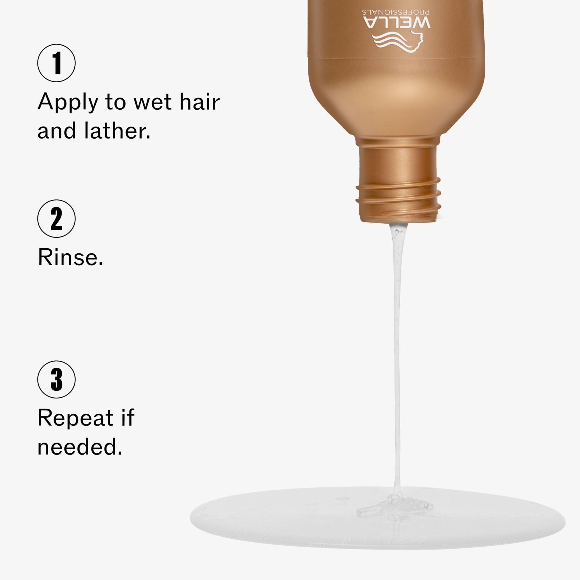White Smoke Wella Professionals ULTIMATE SMOOTH Shampoo for Dry, Dull & Frizzy Hair | With Squalane & Omega 9 | 8.4 Fl Oz