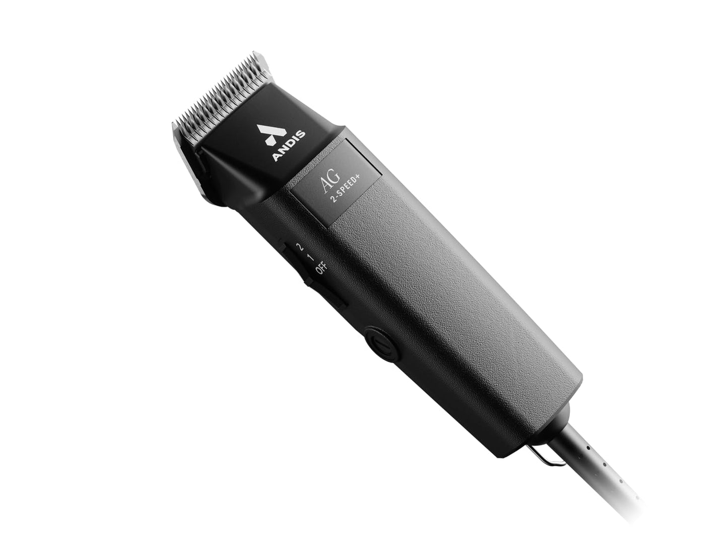 White Smoke Andis 12845 Ultra-Light 2-Speed Professional-Grade Detachable Blade Clipper, Animal/Dog Grooming, for All Coats & Breeds, AG, Black