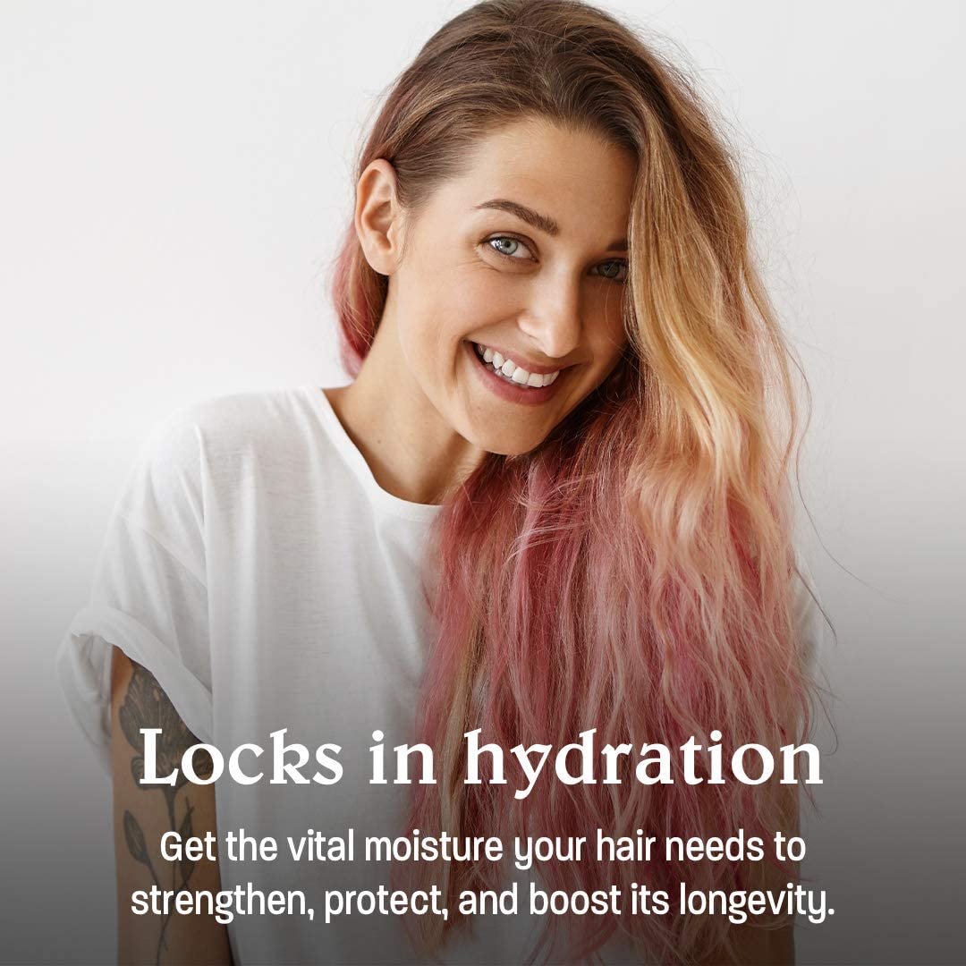 Lavender Malibu C Hydrate Color Wellness Shampoo - Shampoo for Color Treated Hair and Fights Fade - Sulfate Free + Gentle Cleansing Hair Care (33.8 oz)