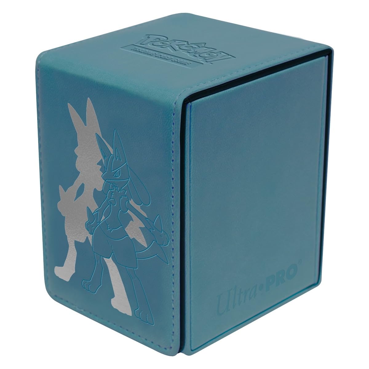 Slate Gray Ultra Pro ULP16414 Alcove Flip Pokemon Elite Series Lucario Deck Box Card Game