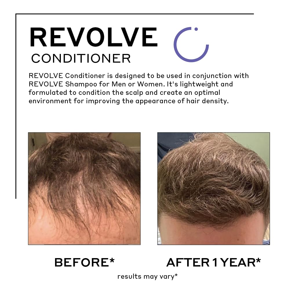White Smoke ZENAGEN Revolve Conditioner (Unisex) | Supports Scalp Health & Appearance of Fuller, Healthier Hair, Developed for Fine & Visibly Thinning Hair, Plant-Based, Color-Safe, Vegan, 200 mL / 6.75 oz