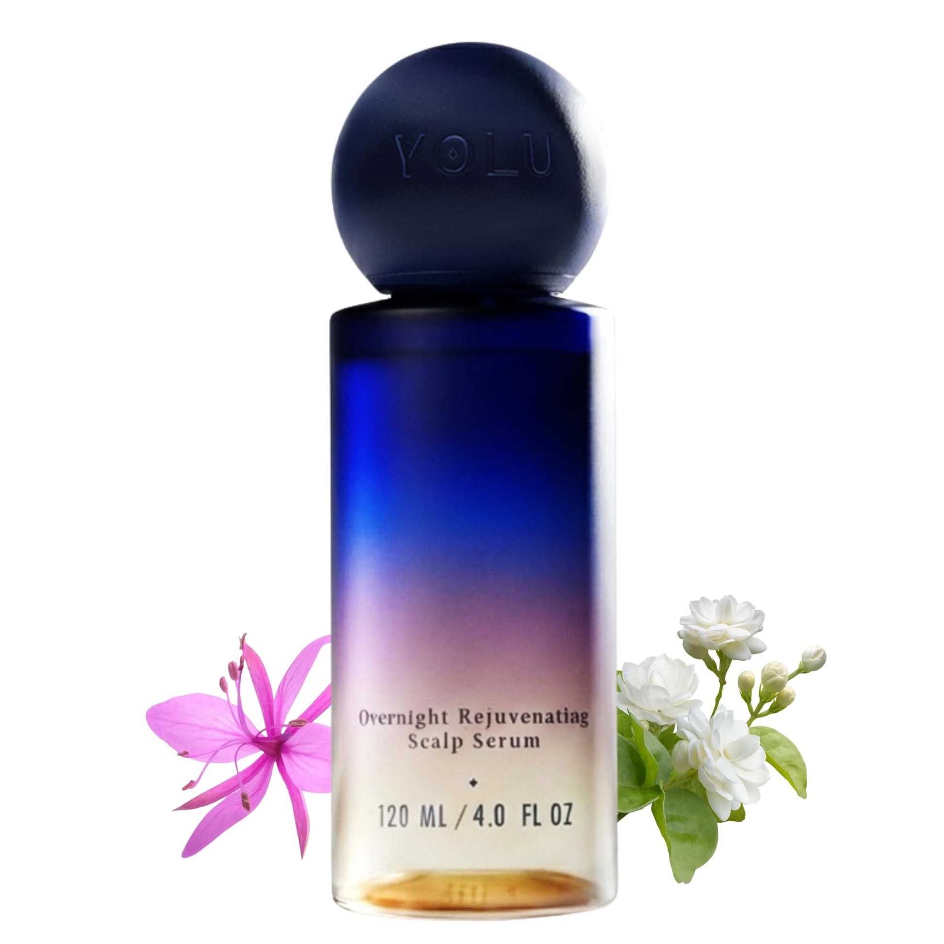 White Smoke YOLU - Scalp Serum with Rosemary Extract - Japanese Overnight Scalp Treatment for Dry, Oily, Itchy & Sensitive Skin - Leave-In Scalp Care - Fragrance of Neroli & Jasmine - 4.0 fl oz