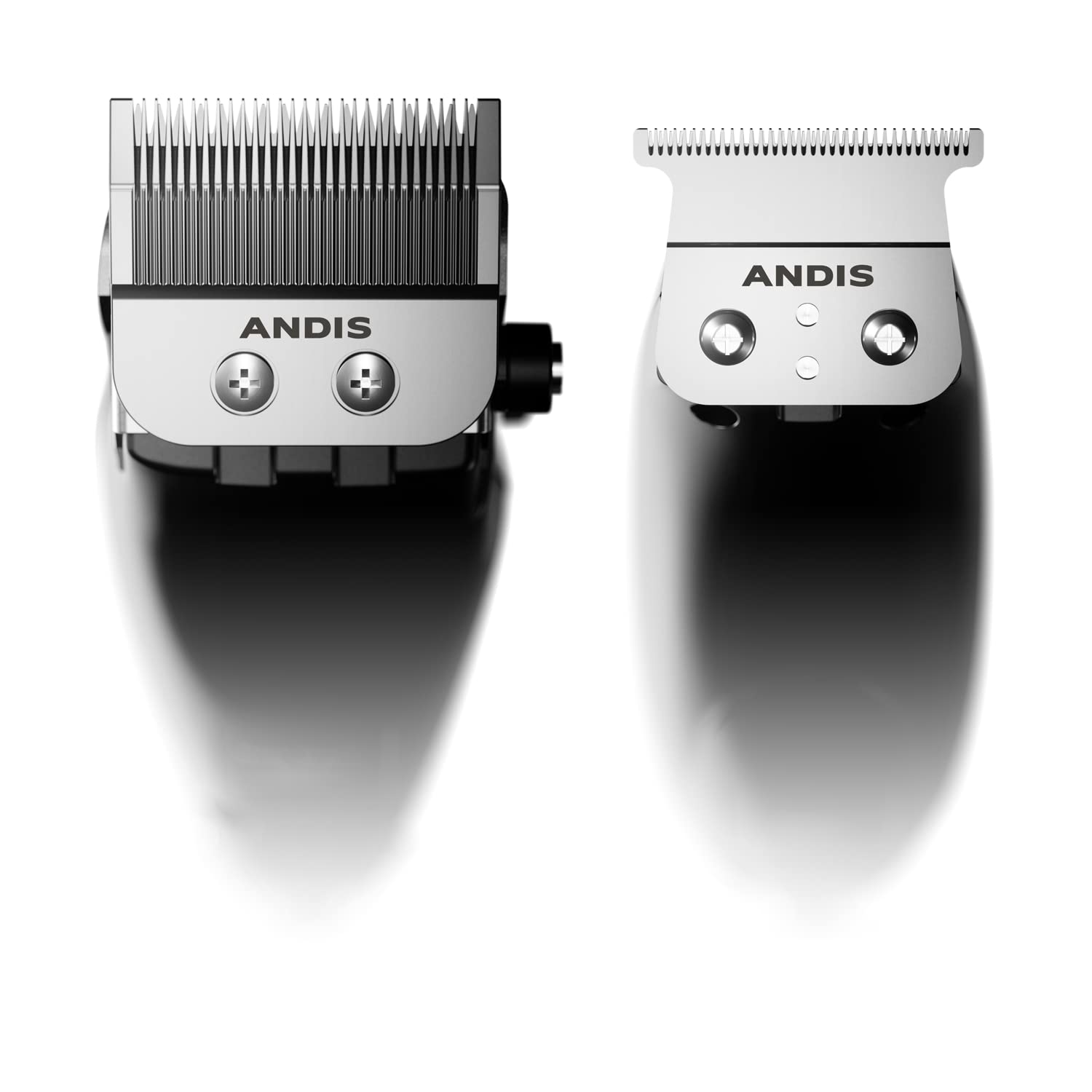 White Smoke Andis 24810 Professional PivotPro and SpeedMaster Hair Clipper and Beard Trimmer PivotMotor Set, Black