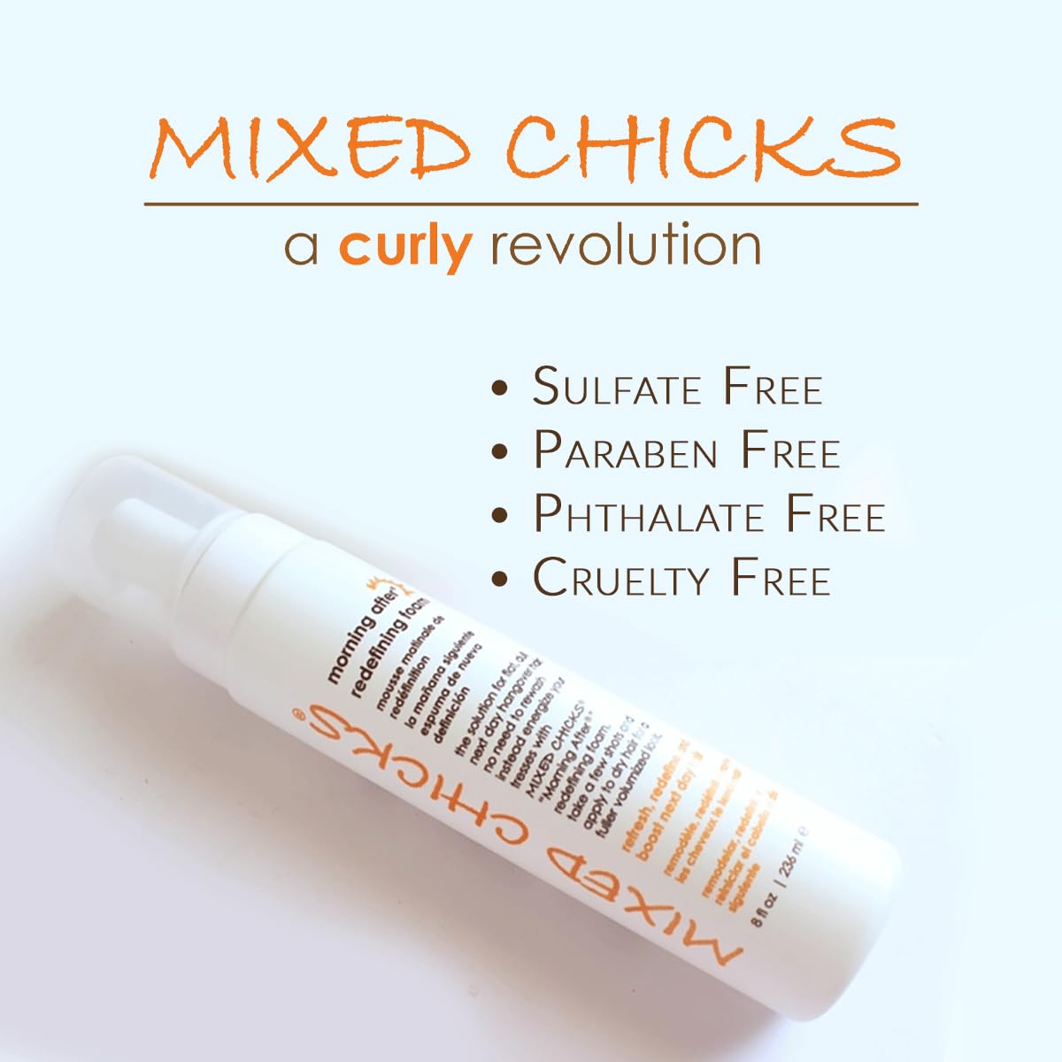 Alice Blue Mixed Chicks Morning After Redefining Hair Foam, 8 fl.oz. / 236ml