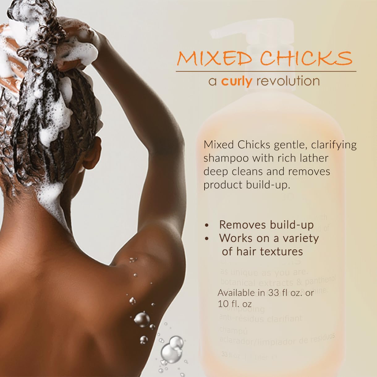 Light Gray Mixed Chicks Gentle Clarifying Shampoo, 10 fl. oz.