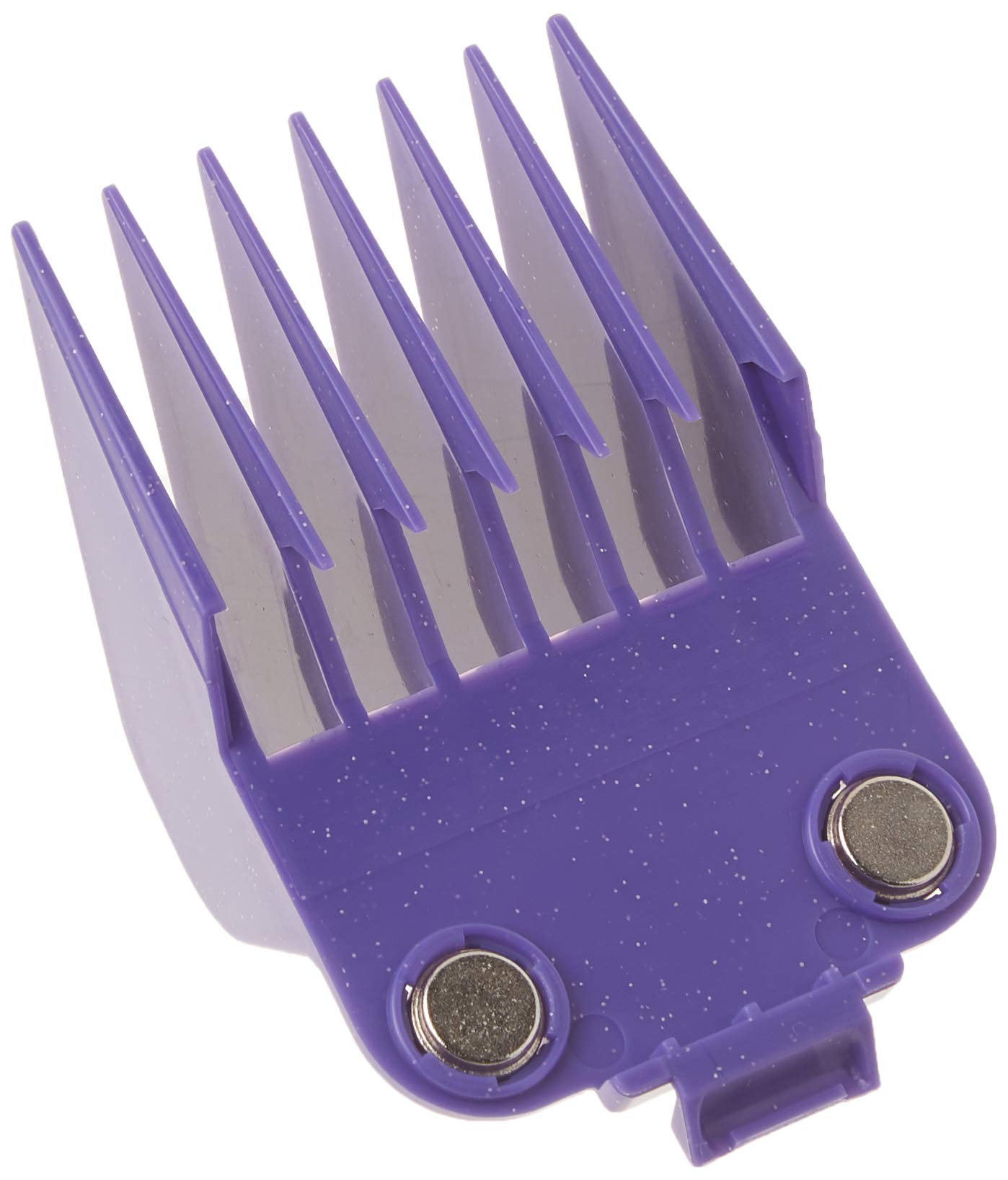 White Smoke Andis 01415 Master Dual Magnet Large Comb Set - Crafted with High-Grade Metal, Contains 4 Different Size Combs - Providing a Comfortable & Snag-Free Experience - Purple