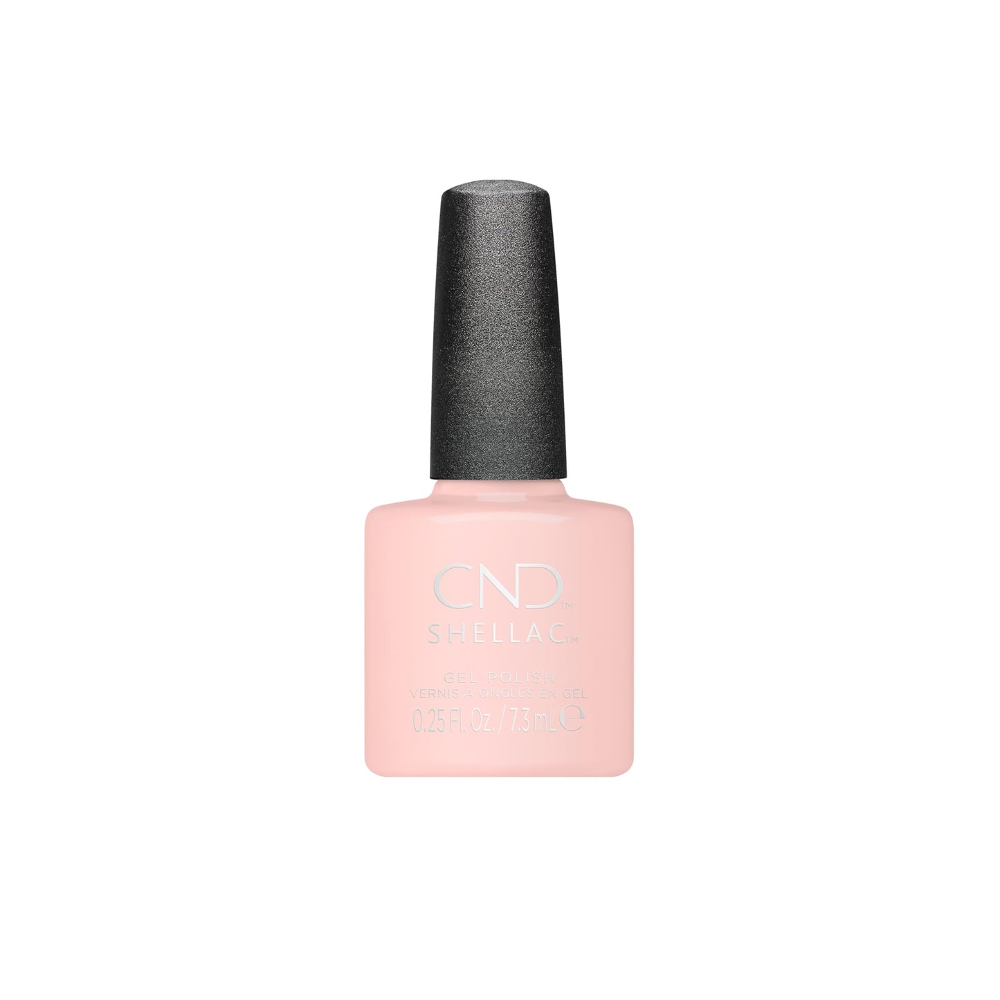 White Smoke CND Shellac Gel Nail Polish, Long-lasting Nail Paint Color with Curve-hugging Brush, 267 Uncovered, 0.25 fl oz