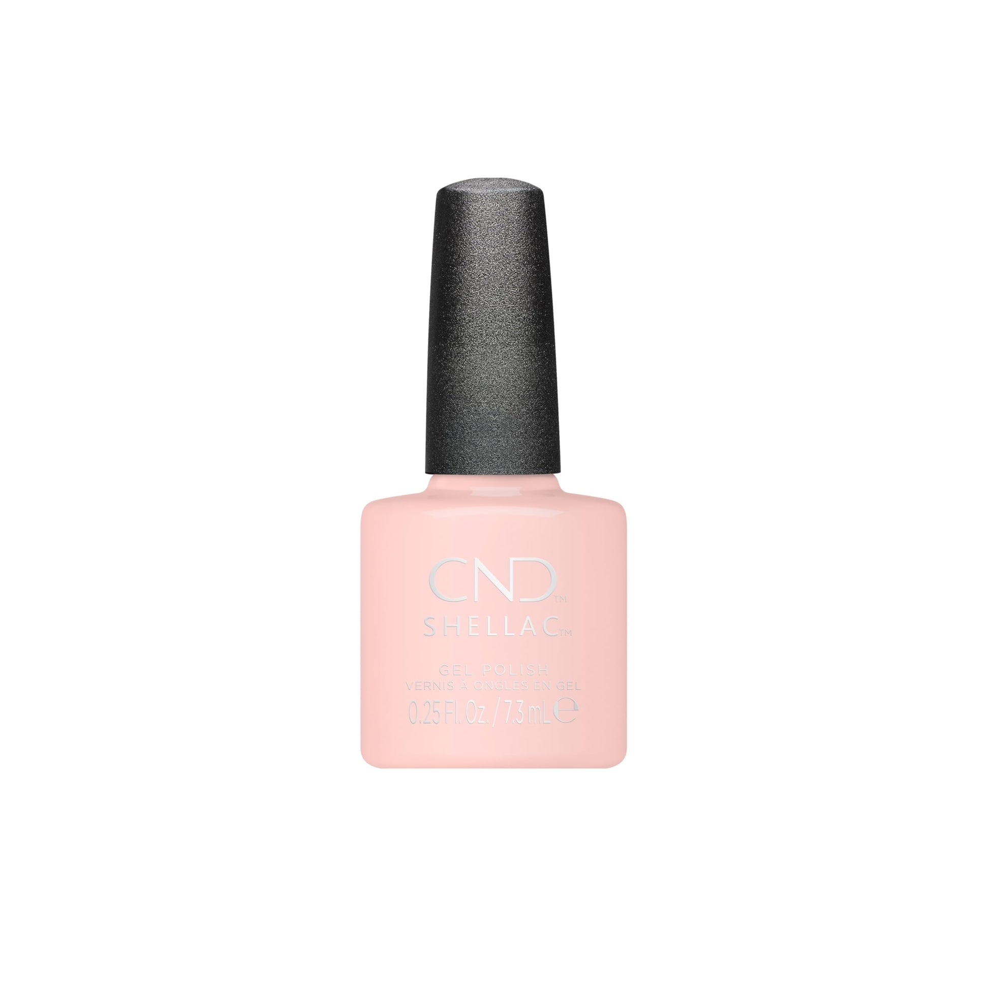 White Smoke CND Shellac Gel Nail Polish, Long-lasting Nail Paint Color with Curve-hugging Brush, 267 Uncovered, 0.25 fl oz