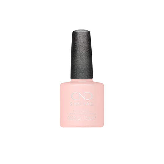 White Smoke CND Shellac Gel Nail Polish, Long-lasting Nail Paint Color with Curve-hugging Brush, 267 Uncovered, 0.25 fl oz