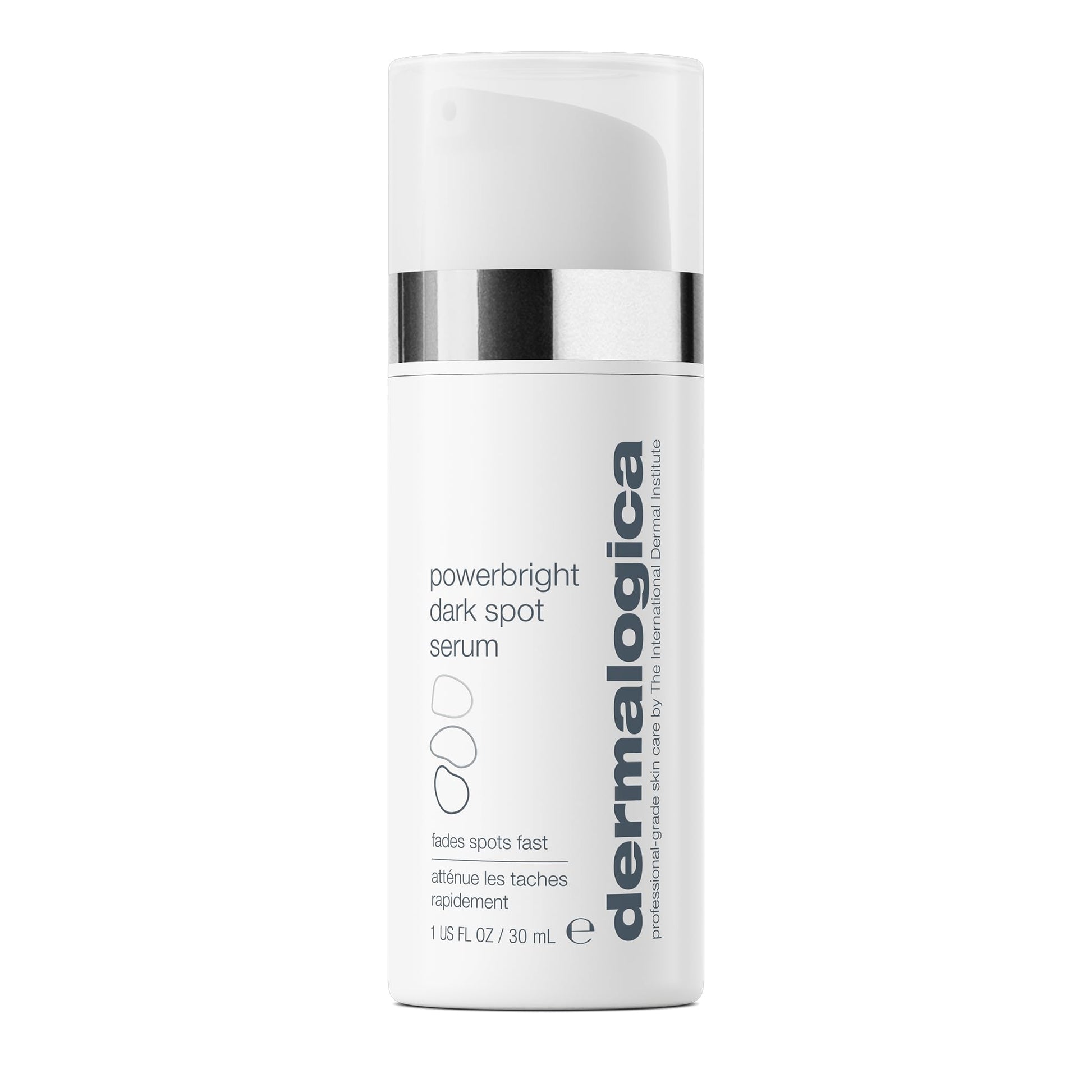 Lavender Dermalogica Powerbright Dark Spot Face Serum, Visibly Fades Dark Spots in Days and Helps Prevent Future Dark Spots - Boosts Skin's Natural Luminosity, 1 Fl Oz