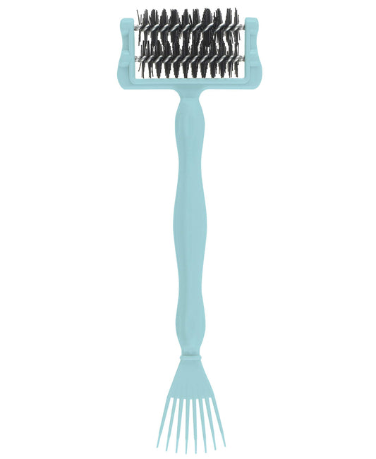 White Smoke Olivia Garden Comb Cleaner 2-tools-in-1