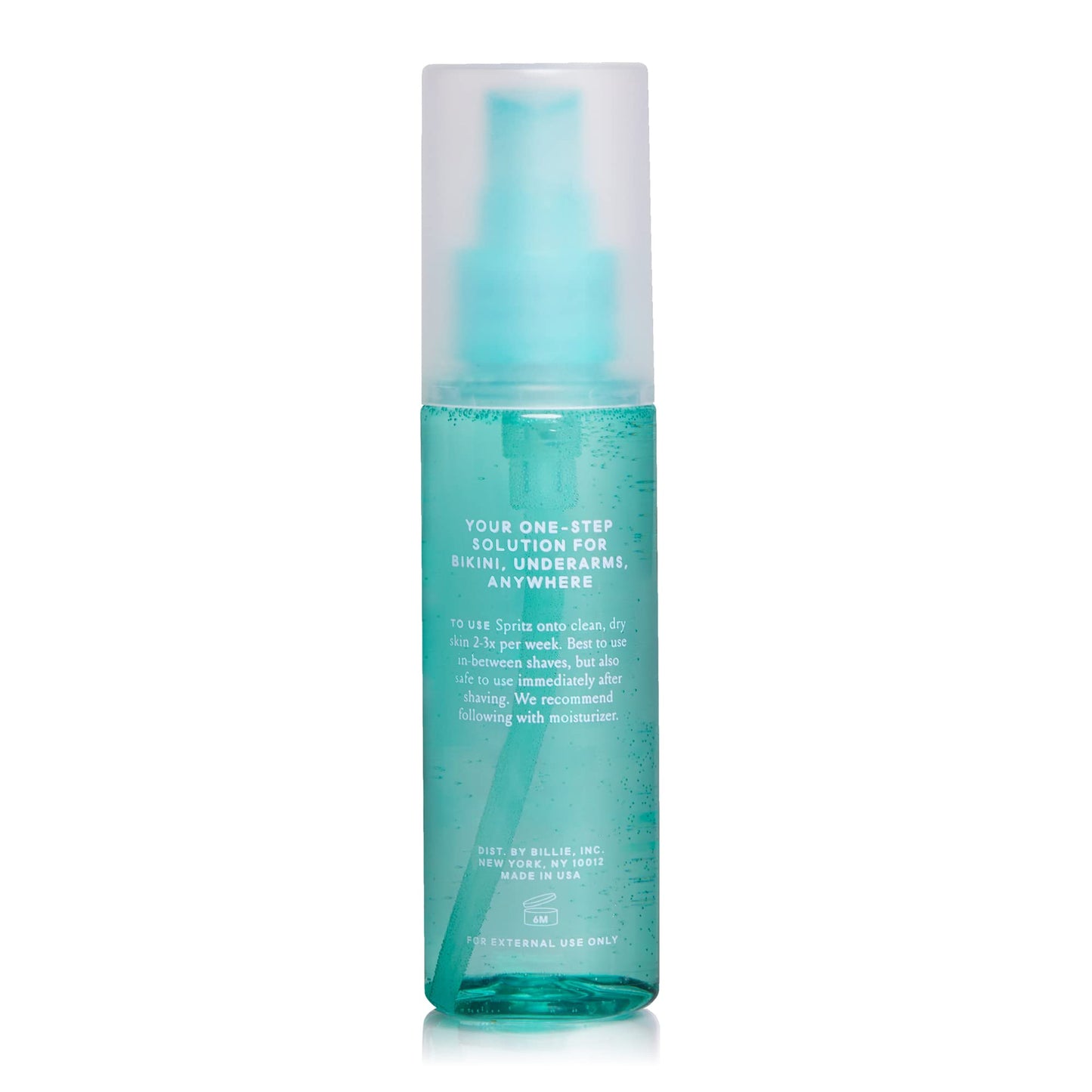 Medium Aquamarine Billie Ultimate Skin Solution - Ingrown-preventing AHA spray - 3.4 fl oz