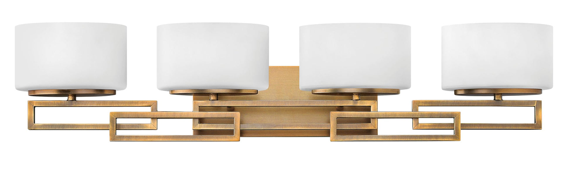 Lavender Hinkley Lanza Contemporary Modern Four Light 240W G9 Bathroom Vanity Fixture, Brushed Bronze