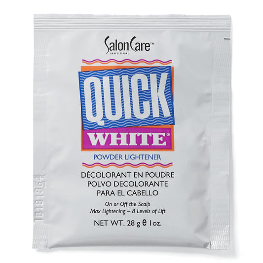 Light Gray Salon Care Quick White Powder Lightener 1 oz