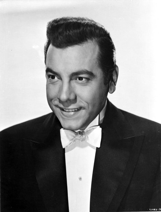 Lavender Mario Lanza in Black With White Background Photo Print (24 x 30)