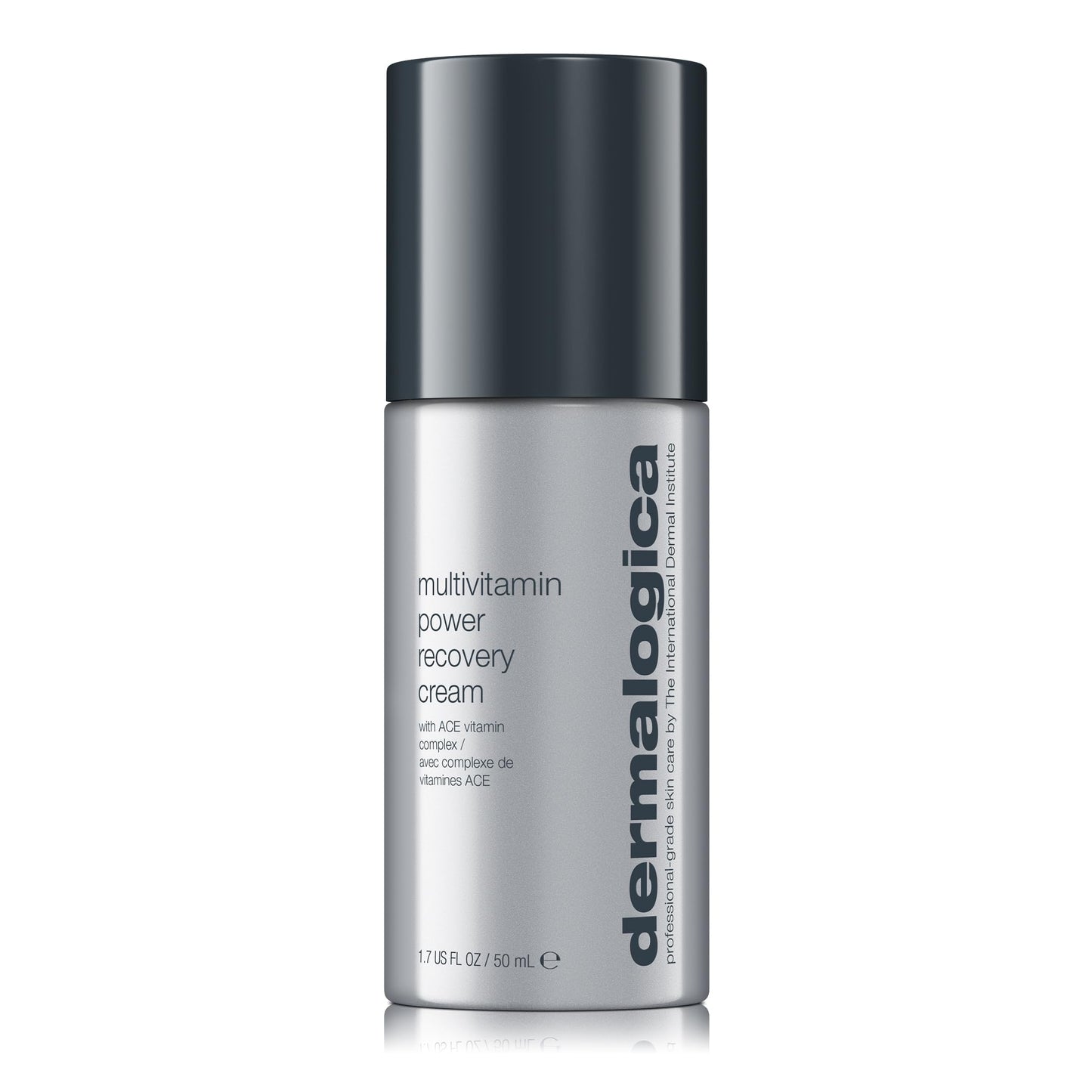 Dark Gray Dermalogica MultiVitamin Power Recovery Face Cream, Hydrating Facial Moisturizer with Antioxidants - Preventing Signs of Skin Aging, 1.7 fl oz