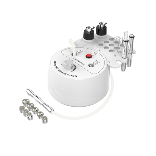 White Smoke UNOISETION Diamond Microdermabrasion Machine Professional, 3 in 1 Dermabrasion Facial Peeling Skin Care Device for Salon Personal Home Use